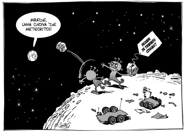 Ilustración de Santy Gutierrez para "Pó de Estrelas"